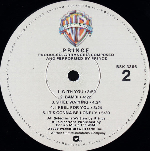 Prince : Prince (LP,Album,Repress)