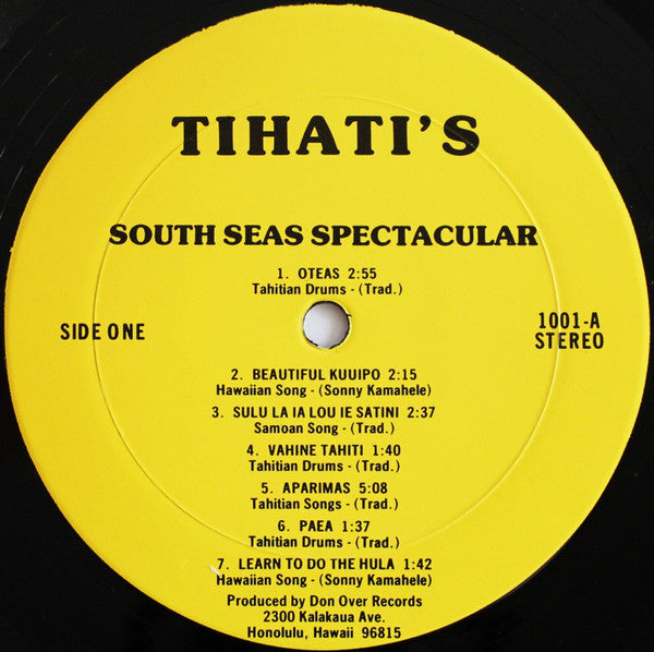 Unknown Artist : Tihati's South Seas Spectacular (LP,Compilation)