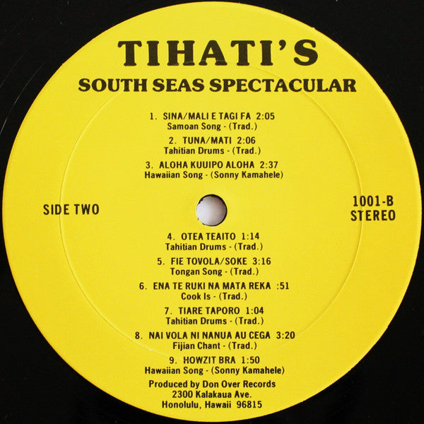 Unknown Artist : Tihati's South Seas Spectacular (LP,Compilation)