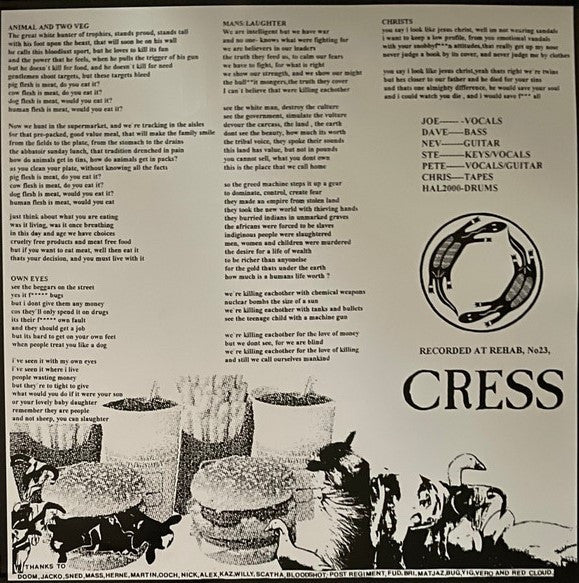 Doom (2) / Cress : Doom / Cress (LP,Reissue,Remastered,Stereo)