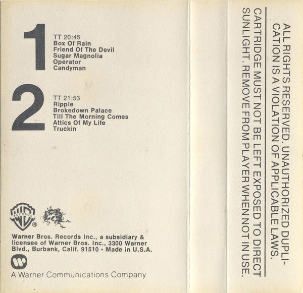 Grateful Dead, The : American Beauty (Album,Reissue,Stereo)