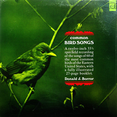 Donald J. Borror : Common Bird Songs (LP,Mono)