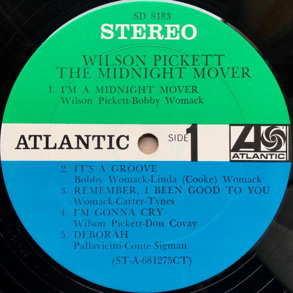Wilson Pickett : The Midnight Mover (LP,Album,Stereo)