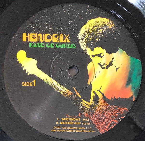 Jimi Hendrix : Band Of Gypsys (LP,Album,Limited Edition,Numbered,Remastered)