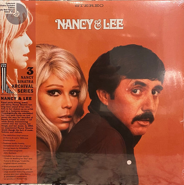 Nancy Sinatra & Lee Hazlewood : Nancy & Lee (LP,Album,Limited Edition,Reissue,Remastered,Special Edition,Stereo)