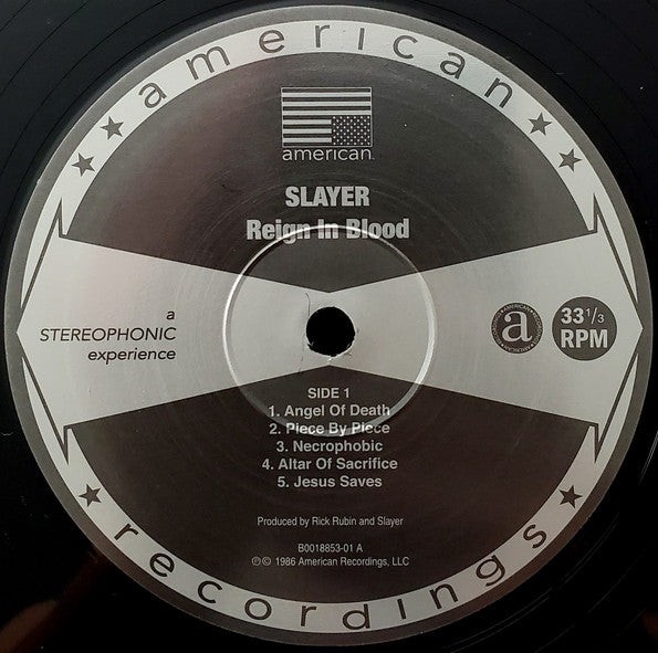 Slayer : Reign In Blood (LP,Album,Reissue,Remastered)