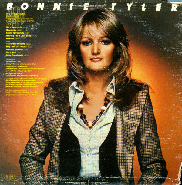 Bonnie Tyler : It's A Heartache (LP,Album)