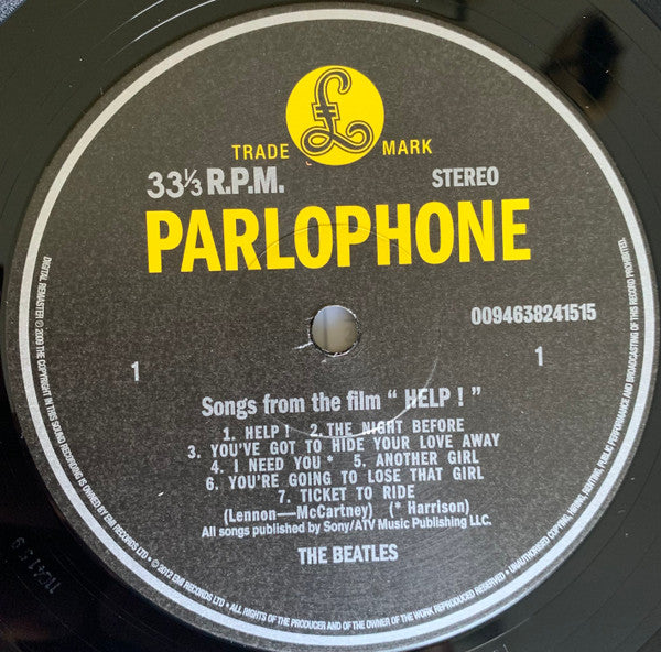 Beatles, The : Help! (LP,Album,Reissue,Remastered,Stereo)