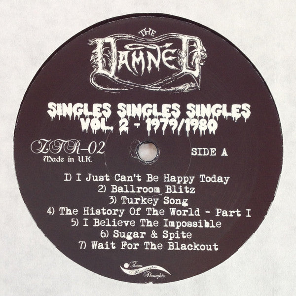 Damned, The : Singles Singles Singles Vol. 2 1979 / 1980 (LP,Compilation)