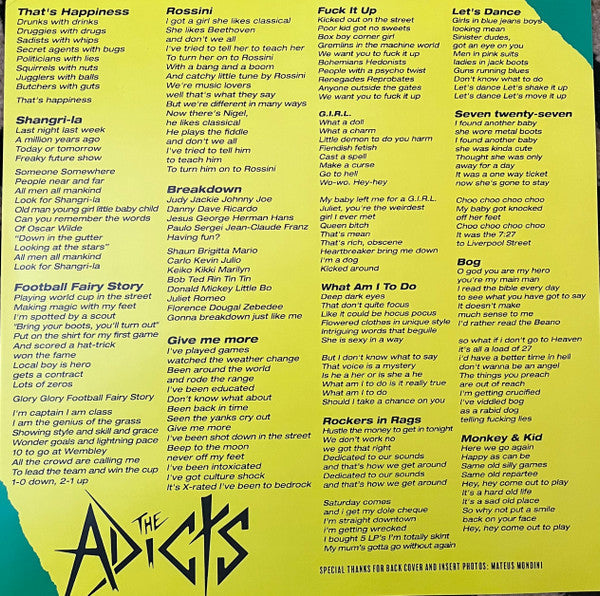 Adicts, The : Twenty Seven (LP,Album,Reissue)