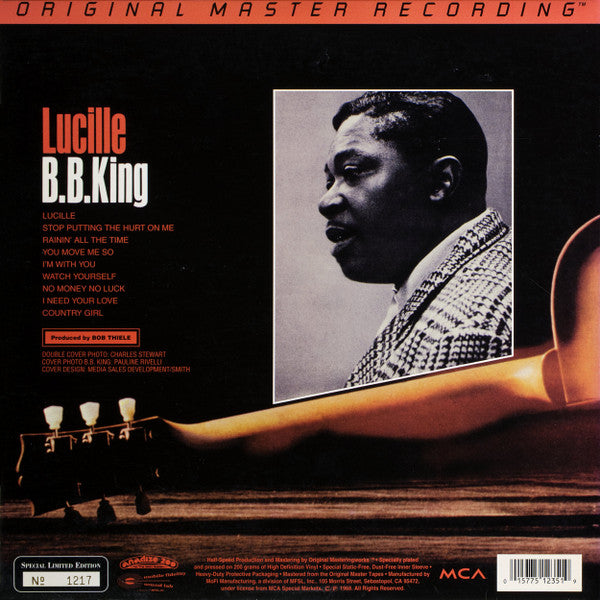 B.B. King : Lucille (LP,Album,Limited Edition,Numbered,Reissue,Remastered,Stereo)