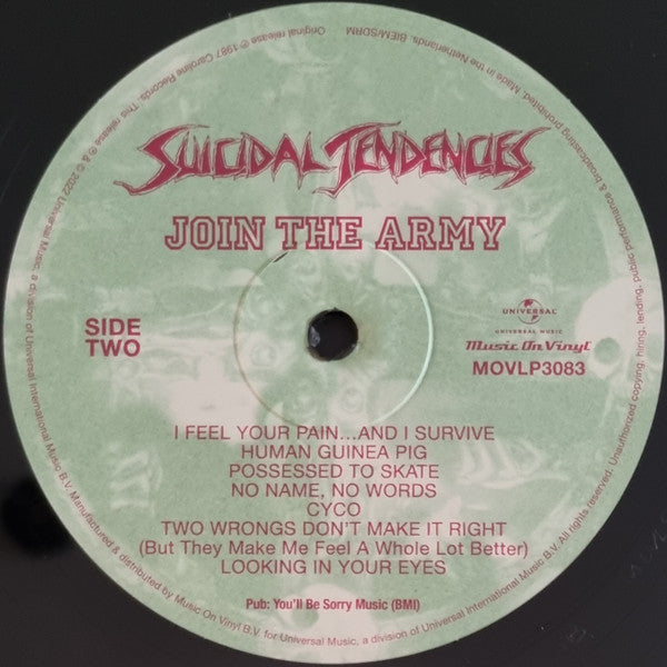 Suicidal Tendencies : Join The Army (LP,Album,Reissue)