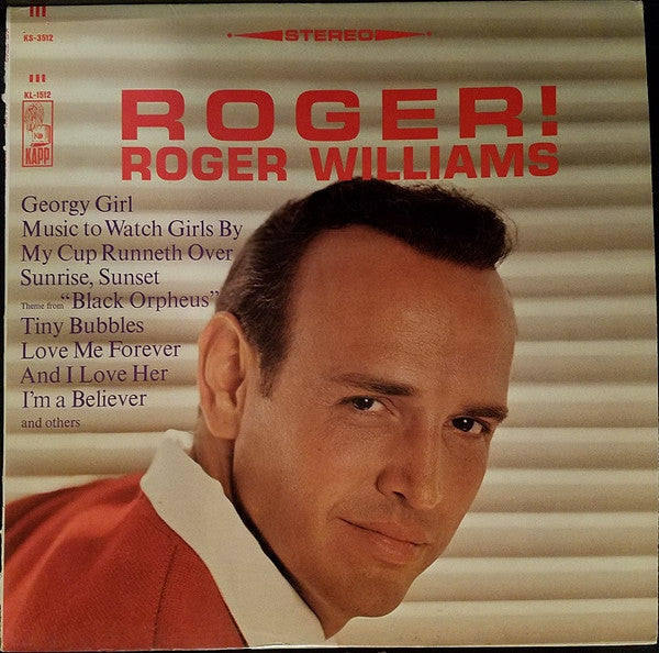 Roger Williams (2) : Roger! (LP,Album,Stereo)