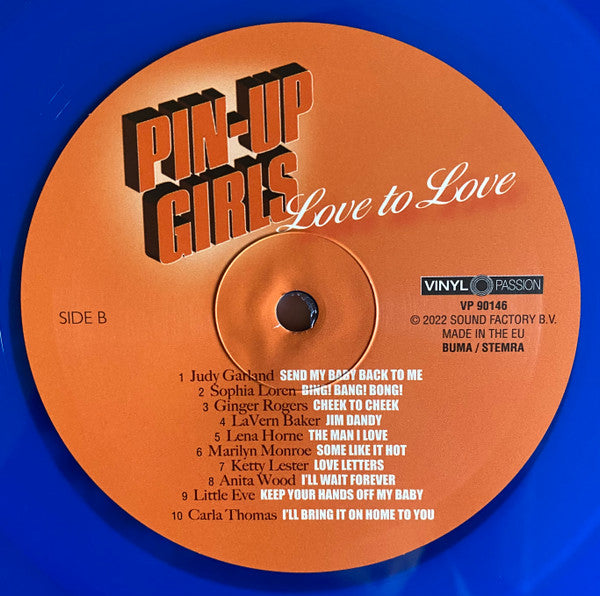 Various : Pin-Up Girls - Love To Love (LP,Compilation)