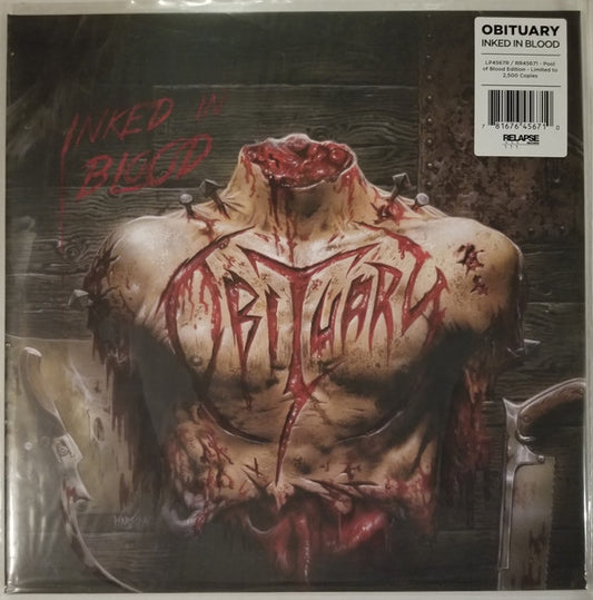 Obituary : Inked In Blood (12",45 RPM,Album,Limited Edition)