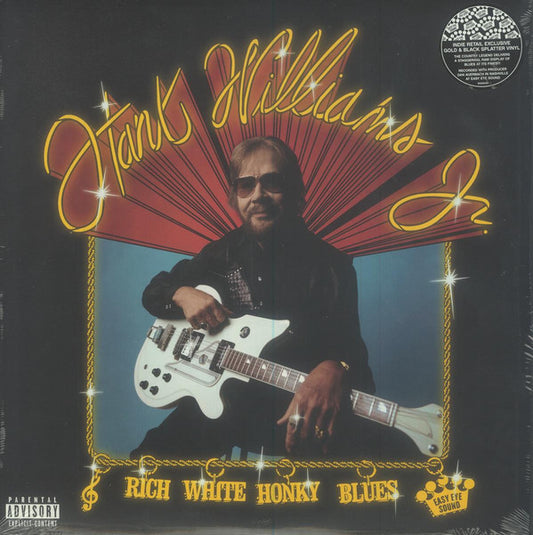 Hank Williams Jr. : Rich White Honky Blues (LP,Album,Limited Edition)