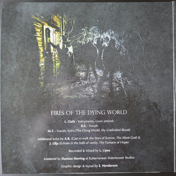 Desolate Shrine : Fires Of The Dying World (LP,Album,Limited Edition)