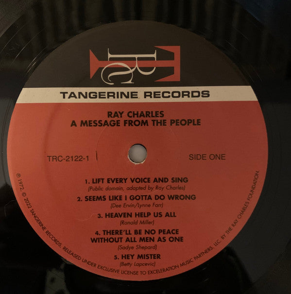 Ray Charles : A Message From The People (LP,Album,Reissue)