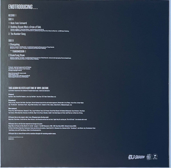 DJ Shadow : Endtroducing... (LP,Album,Reissue)
