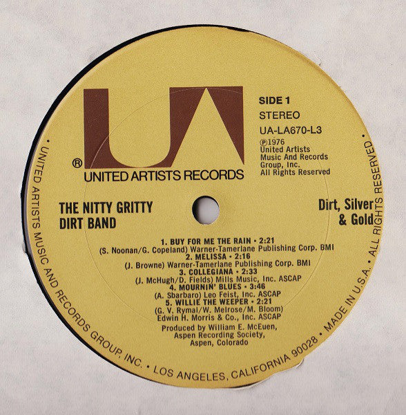 Nitty Gritty Dirt Band : Dirt, Silver & Gold (LP,Compilation,Stereo)