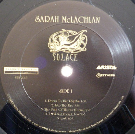 Sarah McLachlan : Solace (LP,Album,Limited Edition,Reissue,Stereo)