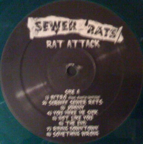 Sewer Rats, The : Rat Attack (LP,Album)