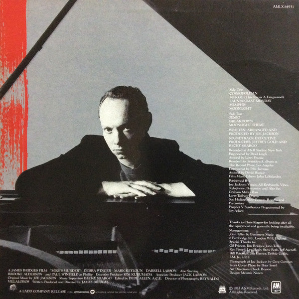 Joe Jackson : Mike's Murder Soundtrack (LP,Album,Stereo)