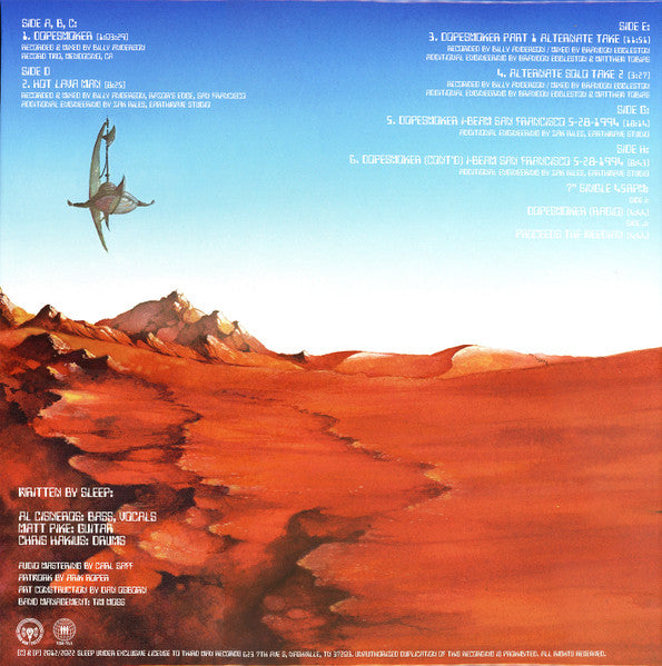 Sleep : Dopesmoker (LP,Album,Reissue,Remastered)