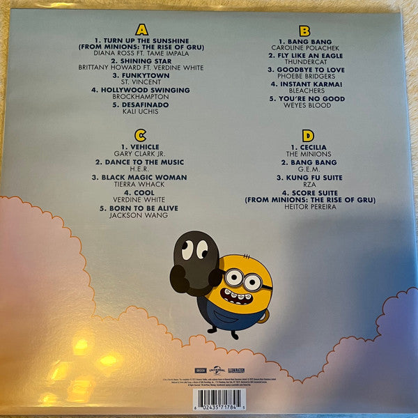 Various : Minions: The Rise Of Gru (Original Motion Picture Soundtrack) (LP,Compilation,Stereo)