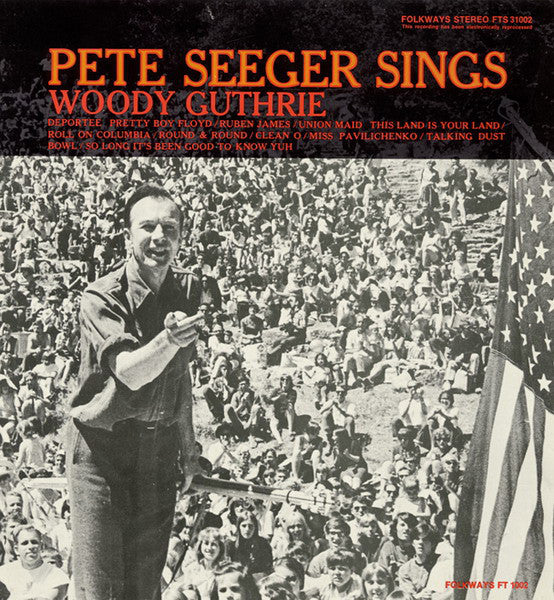 Pete Seeger : Pete Seeger Sings Woody Guthrie (LP)