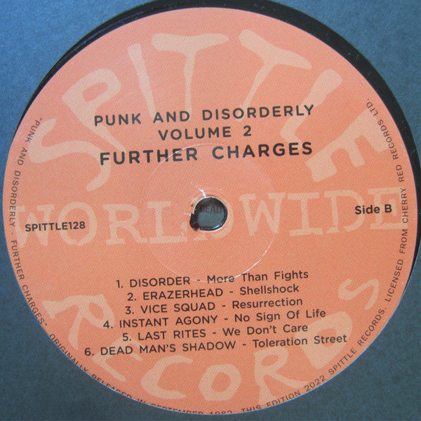 Various : Punk And Disorderly - Further Charges (LP,Compilation,Reissue)