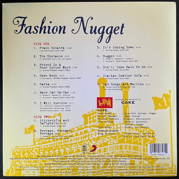 Cake : Fashion Nugget (LP,Album,Reissue,Remastered)