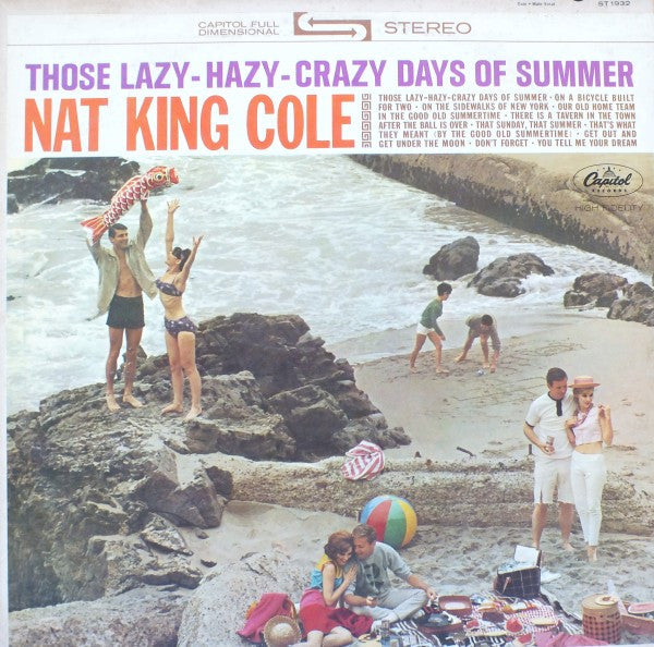 Nat King Cole : Those Lazy-Hazy-Crazy Days Of Summer (LP,Album,Stereo)