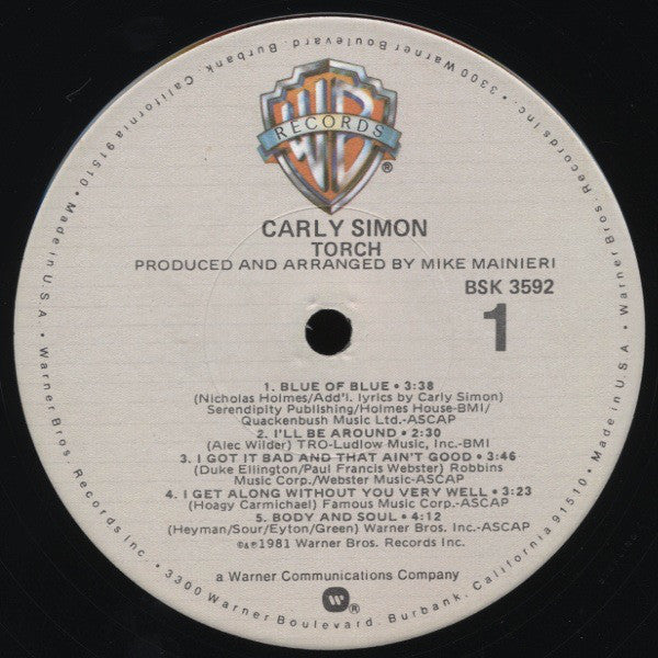 Carly Simon : Torch (Album,LP)