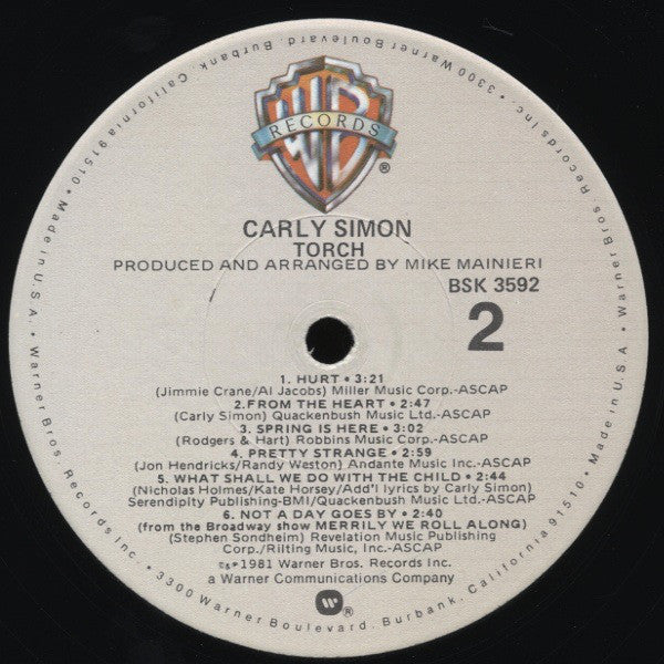 Carly Simon : Torch (Album,LP)