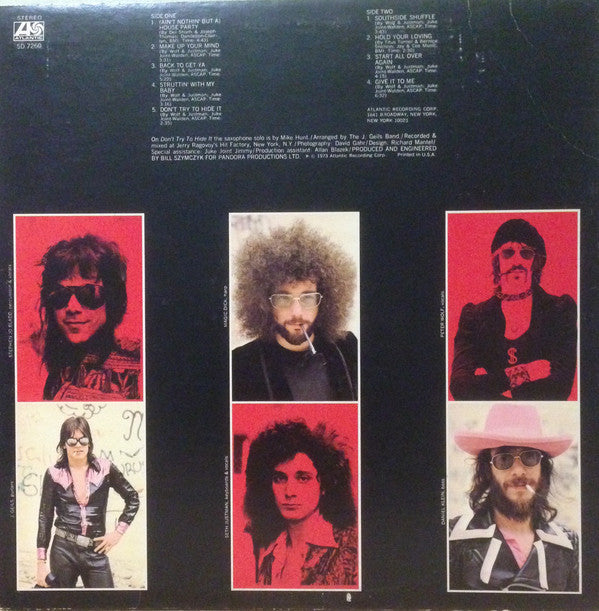 J. Geils Band, The : Bloodshot (LP,Album,Stereo)