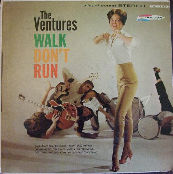 Ventures, The : Walk Don't Run (LP,Album,Stereo)