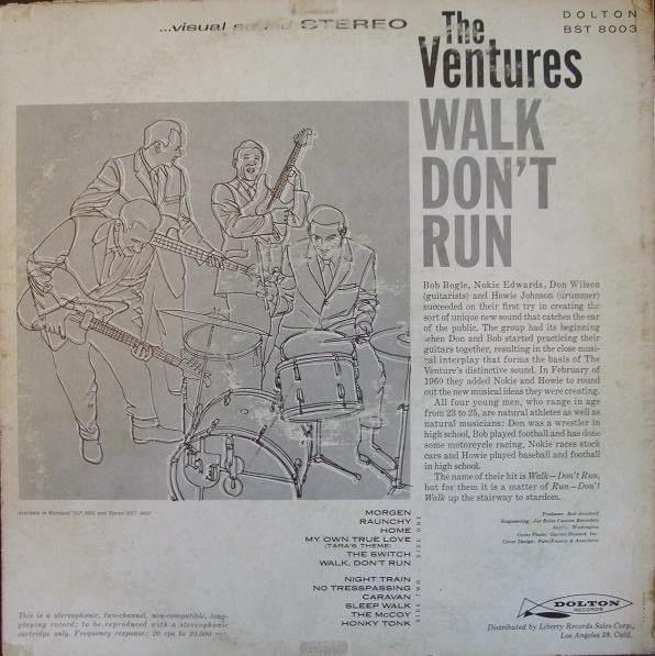 Ventures, The : Walk Don't Run (LP,Album,Stereo)