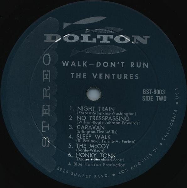 Ventures, The : Walk Don't Run (LP,Album,Stereo)