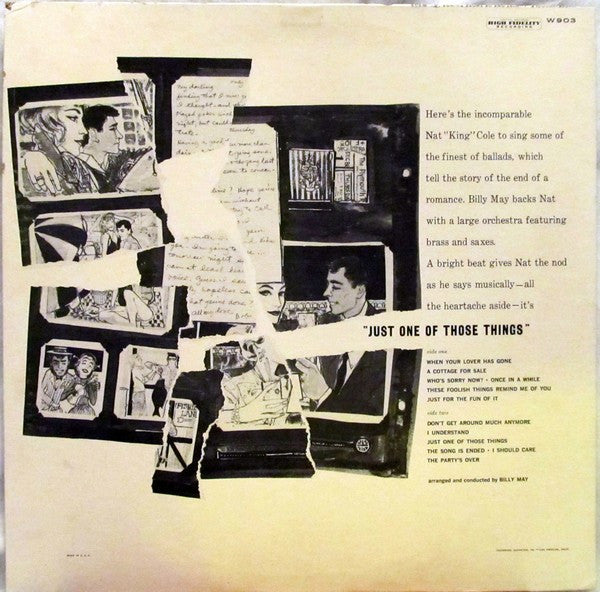 Nat King Cole : Just One Of Those Things (LP,Album,Mono)