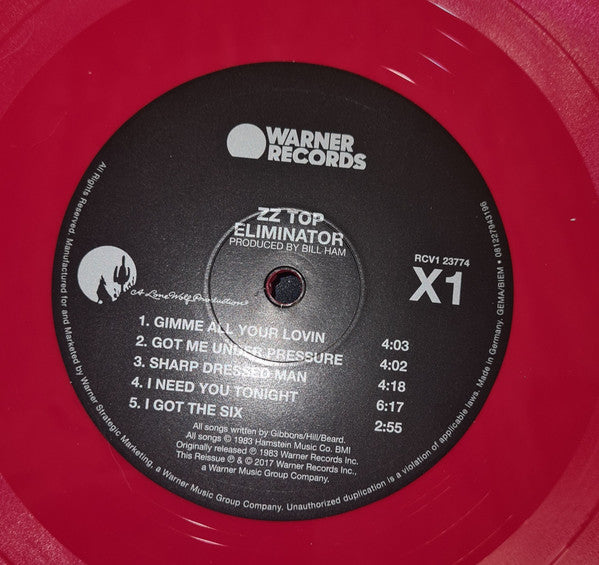 ZZ Top : Eliminator (LP,Album,Reissue,Stereo)
