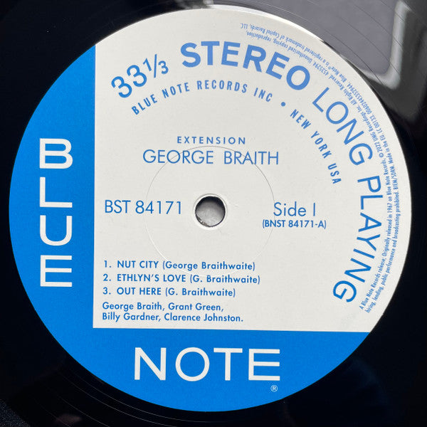 George Braith : Extension (LP,Album,Reissue,Stereo)