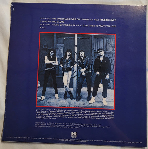 Tank (6) : Honour & Blood (LP,Album,Limited Edition,Reissue,Remastered)