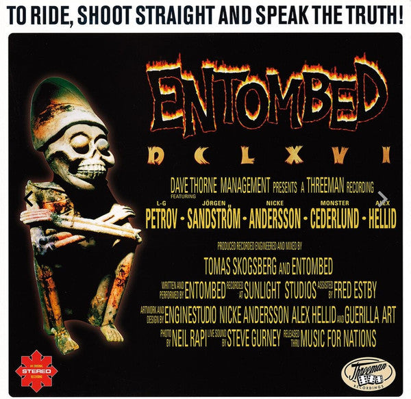Entombed : To Ride, Shoot Straight And Speak The Truth (LP,Album,Limited Edition,Reissue,Remastered)