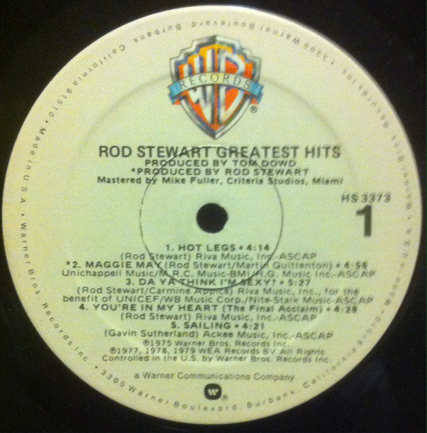 Rod Stewart : Greatest Hits (LP,Compilation)