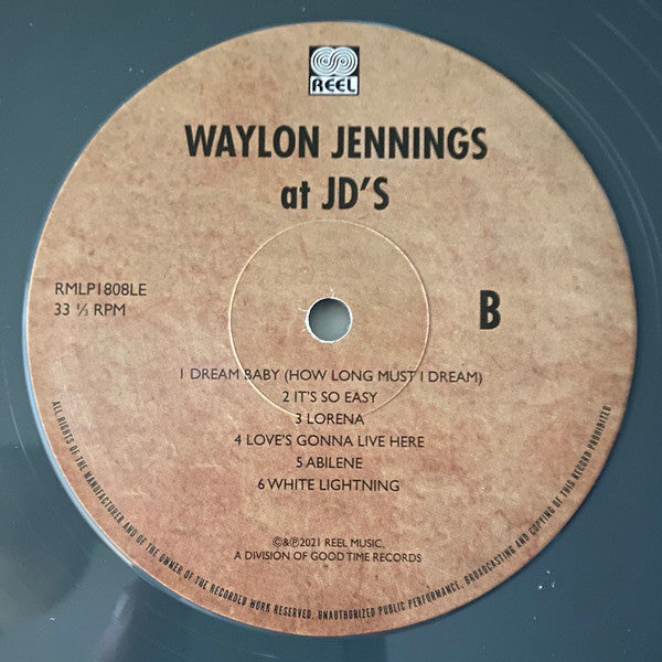 Waylon Jennings : At JD's (LP,Album,Record Store Day,Reissue)