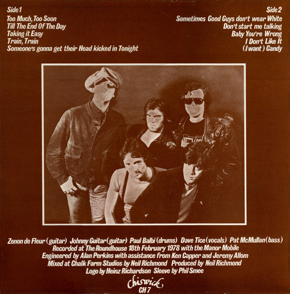 Count Bishops, The : Live! (10",33 ⅓ RPM,Album)