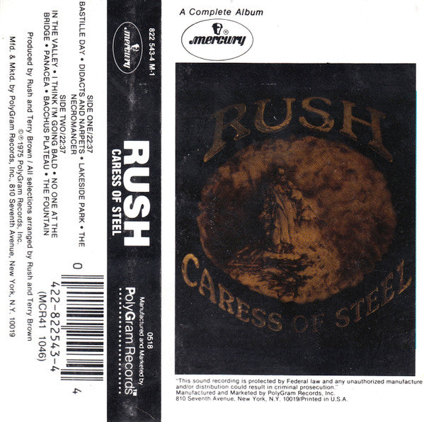 Rush : Caress Of Steel (Album,Reissue)