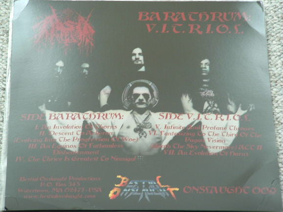 Absu : Barathrum: V.I.T.R.I.O.L. (LP,Album,Limited Edition,Picture Disc,Reissue)