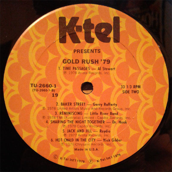 Various : Gold Rush '79 Volume One (LP,Compilation)